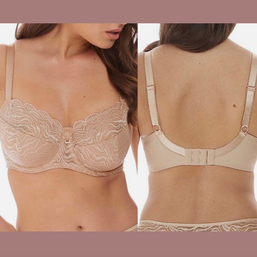NWT $57 Fantasie [ 34D ] Impression Underwire Average Coverage Bra in Nude #6266